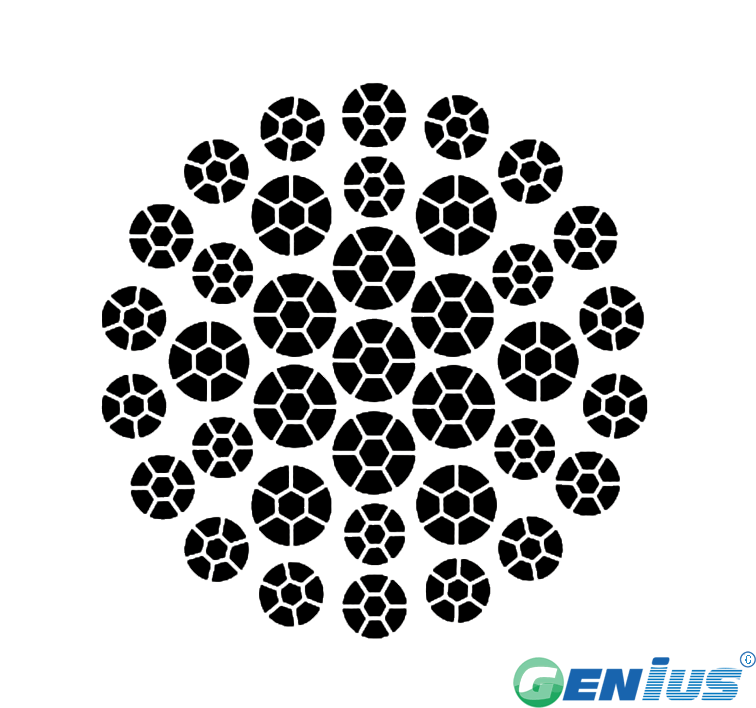 绿盟GB压实型不旋转钢丝绳37X7 (6/1)